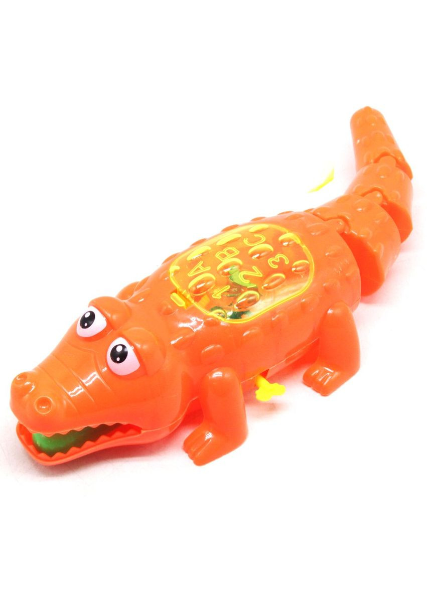 Заводная игрушка "Крокодил", 31 см (оранжевый) MIC (294725990)