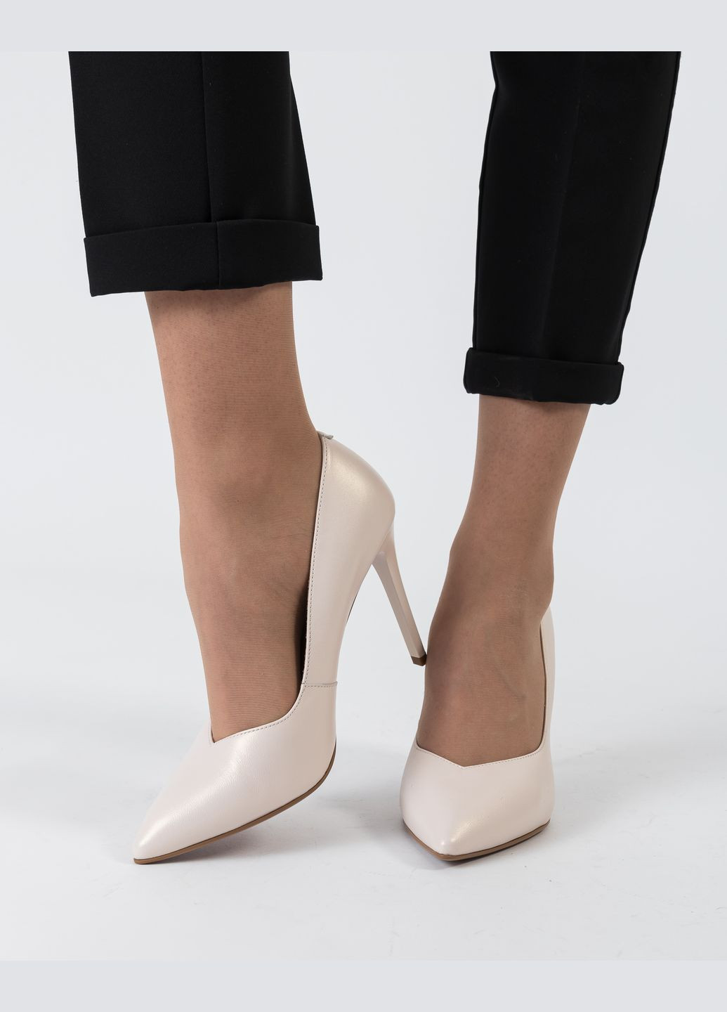 Lady Marcia Туфлі (1959ТЕ) перловий з натуральна шкіра, — (328913903)