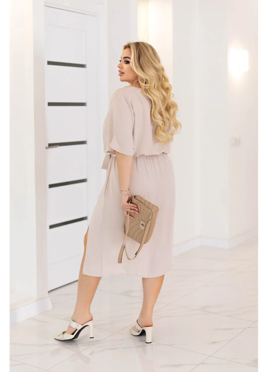 Бежева кежуал сукня Fashion Girl