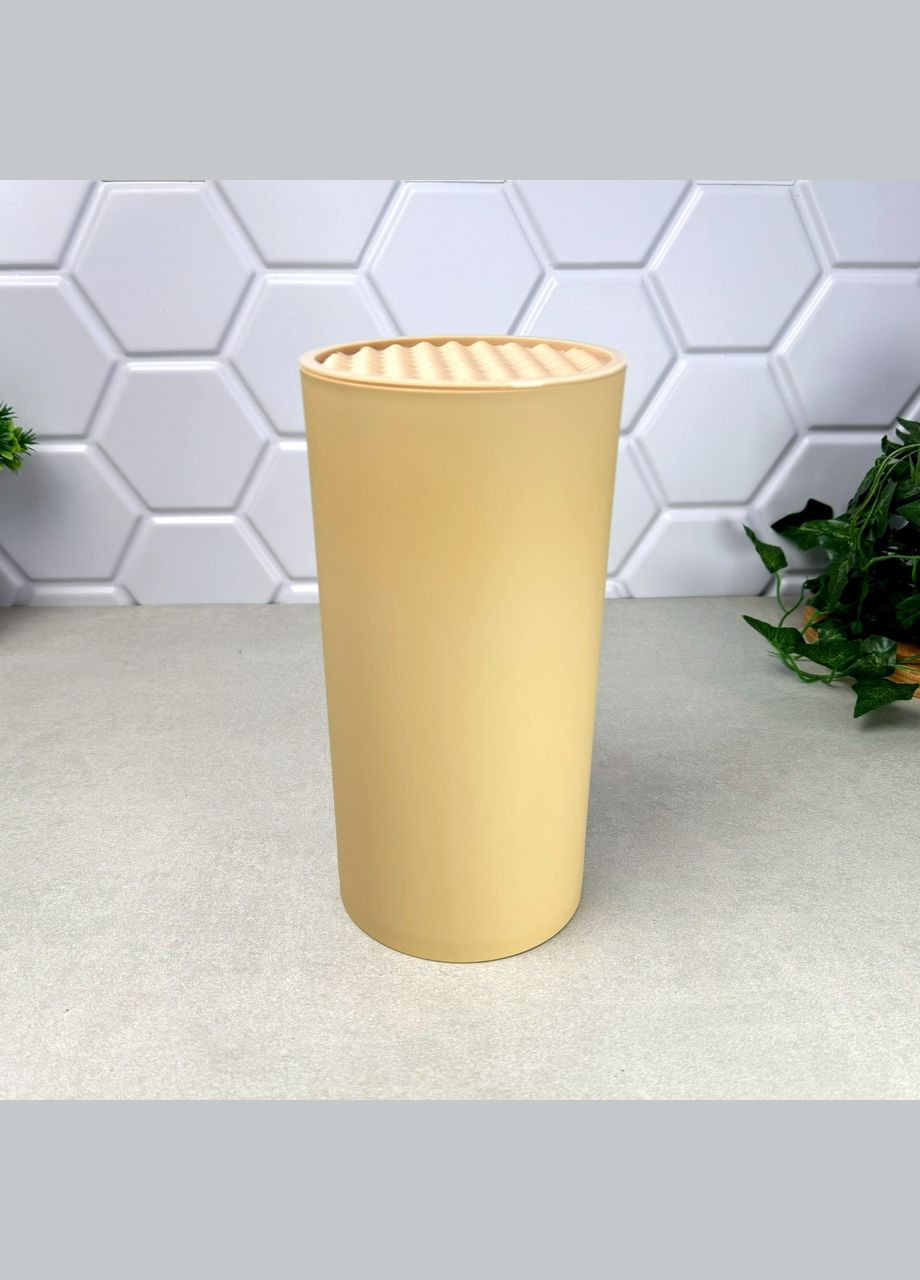 Круглое бежевое бревно для ножей Бета No Brand (303212416)