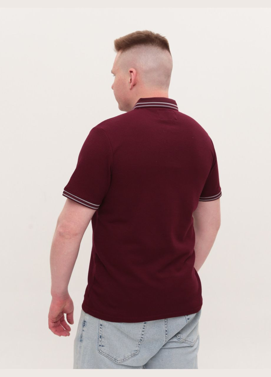Поло чоловіче бордове пряме MarcoStar Пряма (330012938)