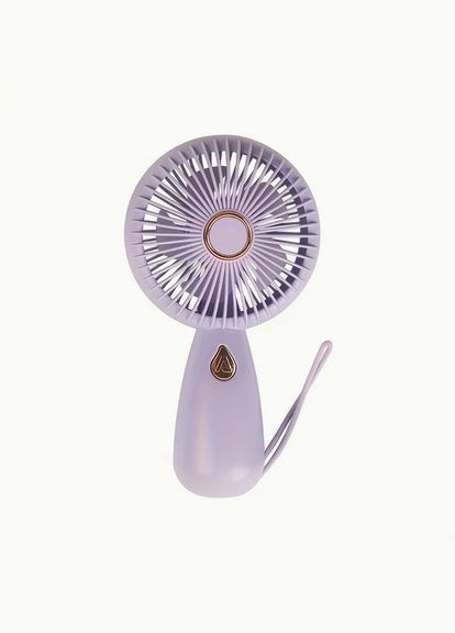 Ручной портативный аккумуляторный вентилятор с подсветкой ZB103vi фиолетовый No Brand (333832716)