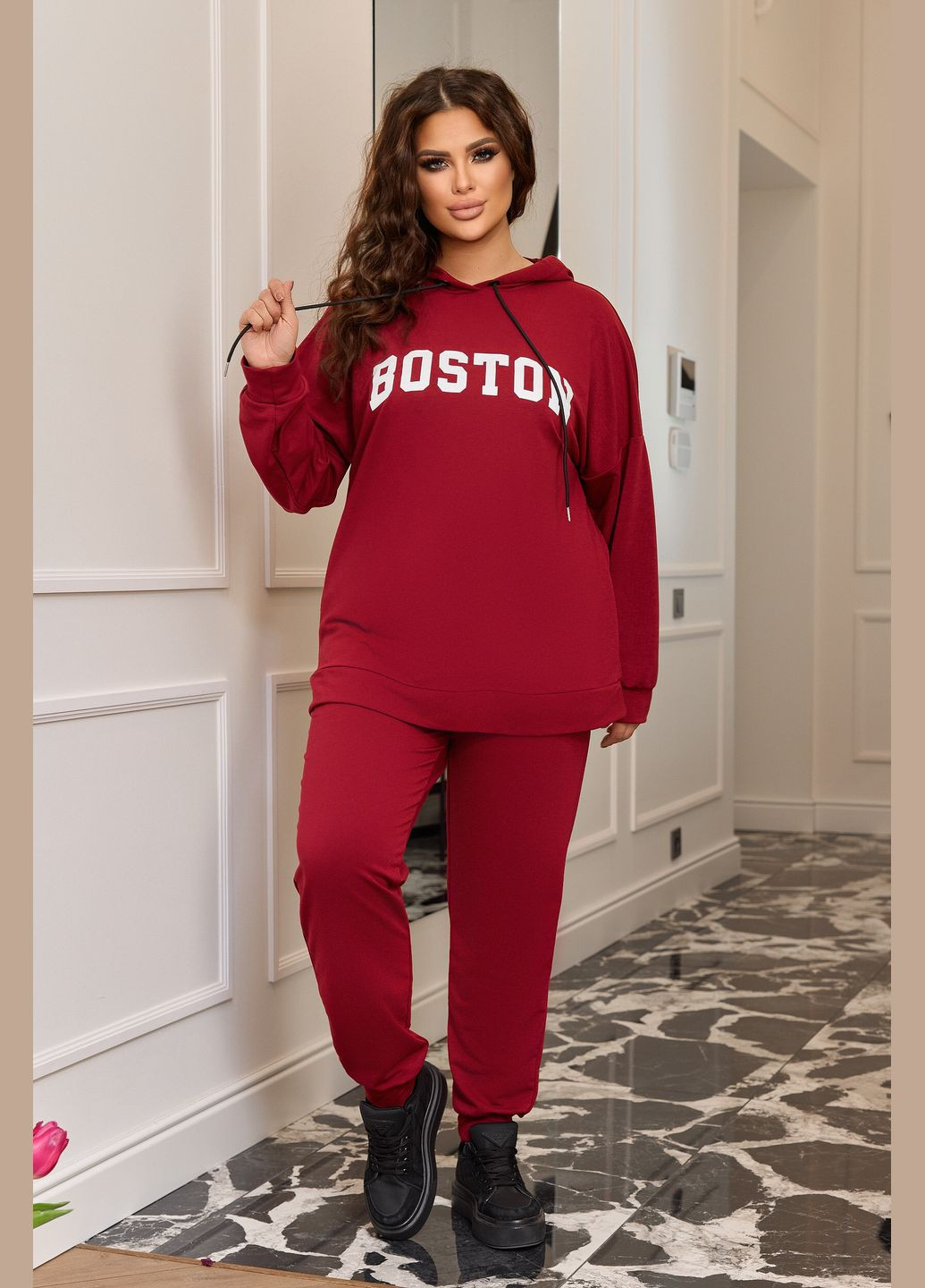 Спортивний костюм Boston оверсайз No Brand (290108936)