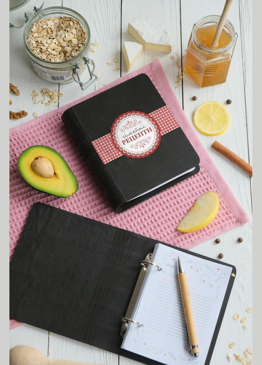 Книга для записей кулинарных рецептов "Семейные рецепты" А6 16,5х13см HM furnitura (330601578)