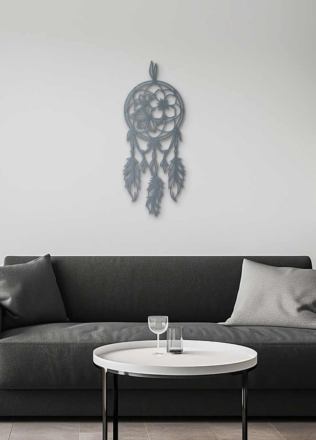 Настенный декор для дома, картина лофт "Цветочные сны", декоративное панно 70х28 см Woodyard (292113565)