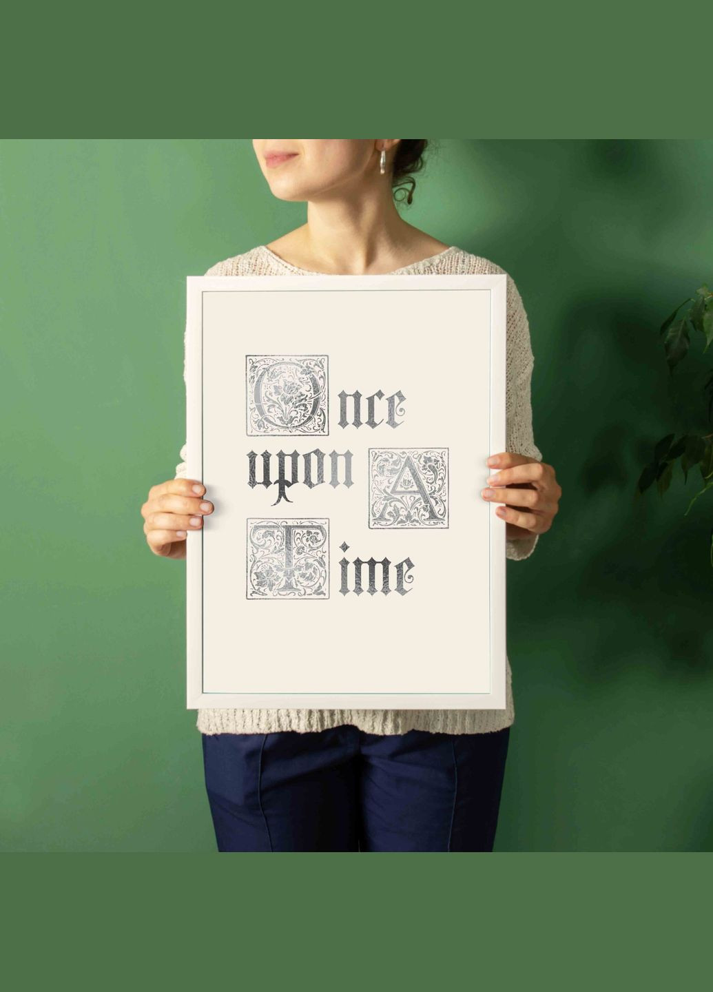 Постер "Once upon a time" A3 (BD-pl-61) silver-white BeriDari (311217853)