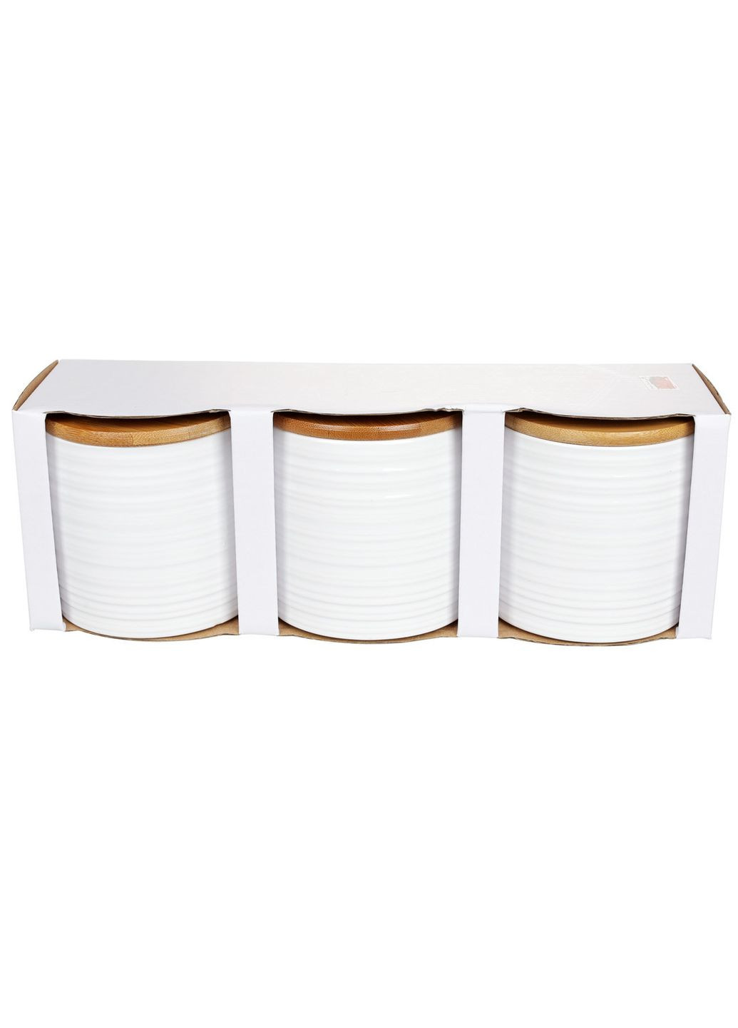 Банки з бамбуковою кришкою 550 мл Лінії Bona Di 304-904 BonaDi (364789390)