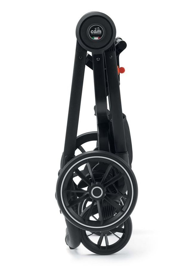 Коляска 2 в 1 TECHNO SOUL, черная рама, цвет черный (805T/V90/970/500K) CAM (307836310)