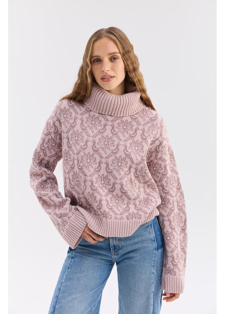 Пудровий демісезонний светр "мар'яна" MEREZHKA