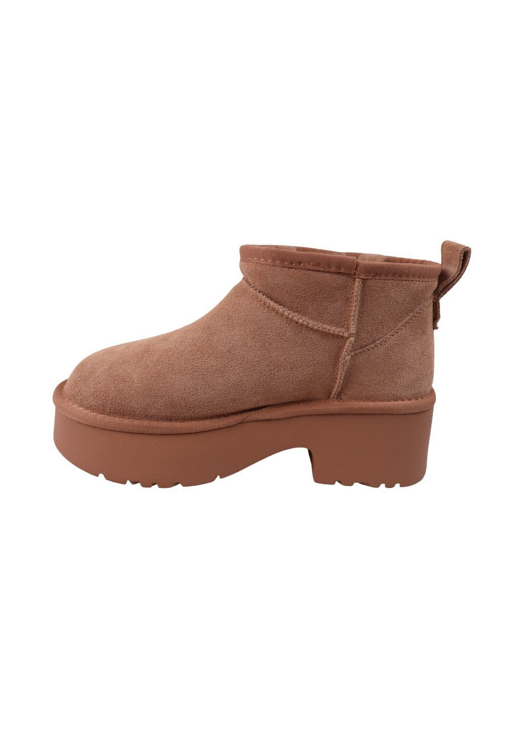 Угги женские рыжие натуральная замша Sorte Lady 356-26ZU (362152415)