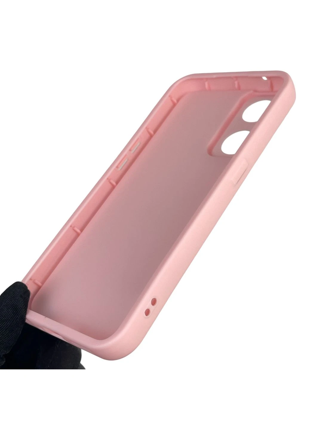 Чохол силіконовий оригінальний Soft Touch з 3D принтом злого кота для Reno 8T 4G рожевий (Повний захист камери) Oppo (378972463)
