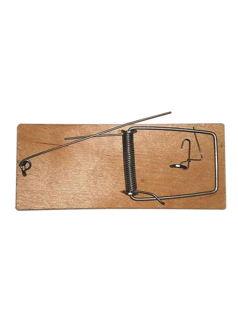 Мишоловка плоска деревяна 45х105мм ТМ АМЕКС Амекс (304061806)