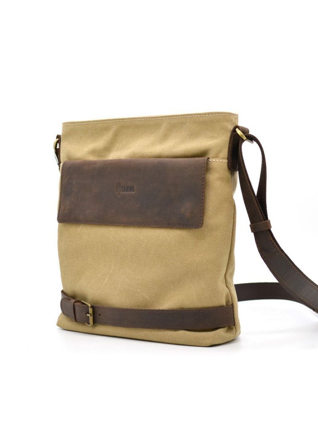 Чоловіча шкіряна сумка через плече 27х31х8 см TARWA (315871095)