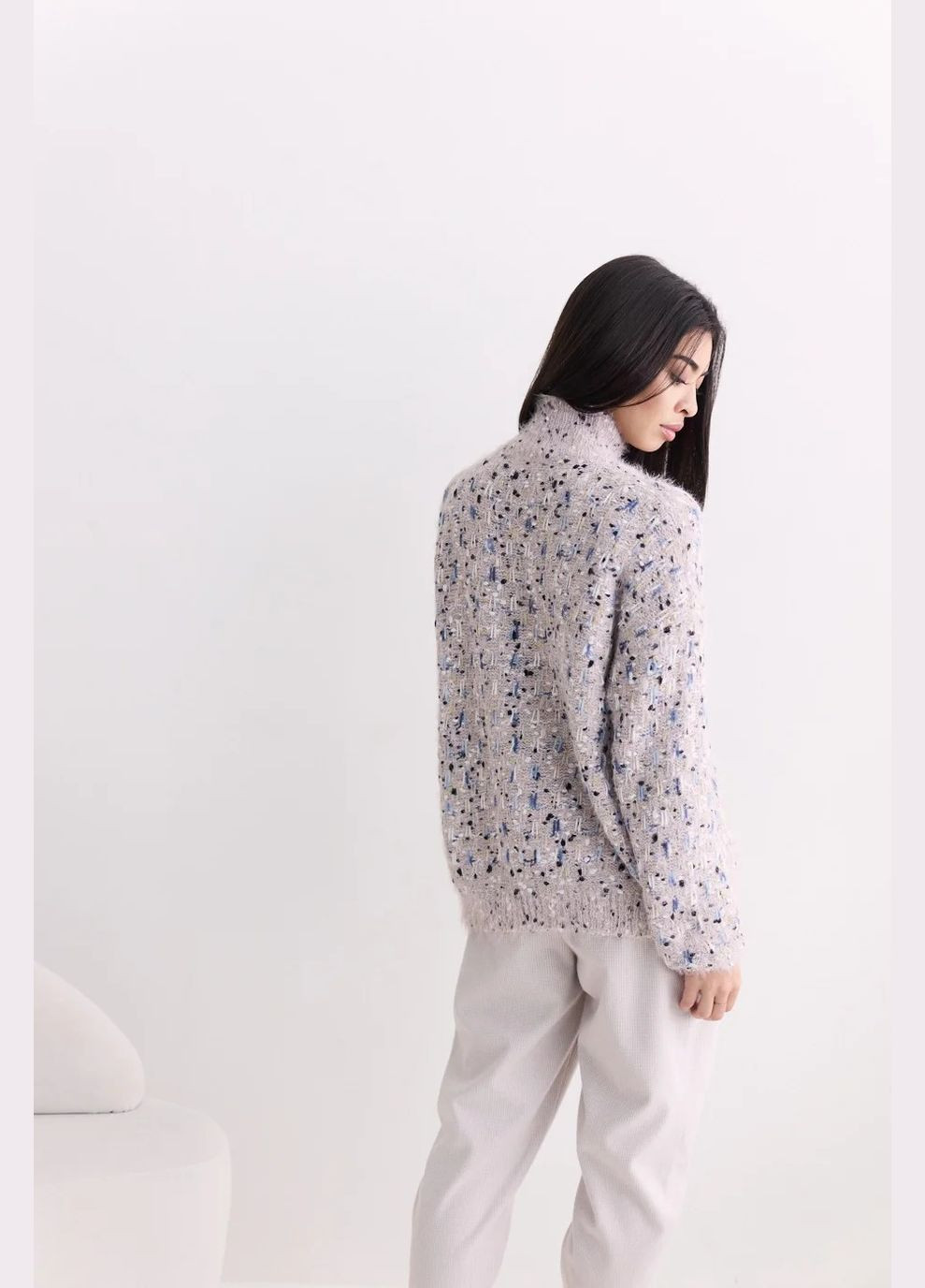 Малиновый демисезонный свитер пуловер Seventeen