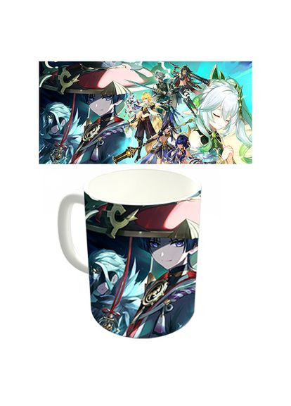 Чашка белая Находа Скарамучча Геншин удар Genshin Impact (z1329) No Brand (327006457)