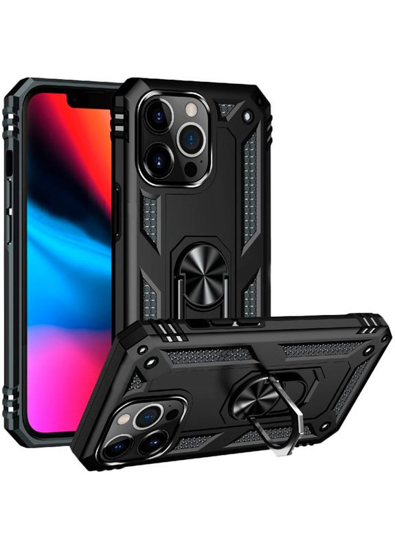 Чохол Military для Apple iPhone 13 Pro Max Black (707105) BeCover (323115871)