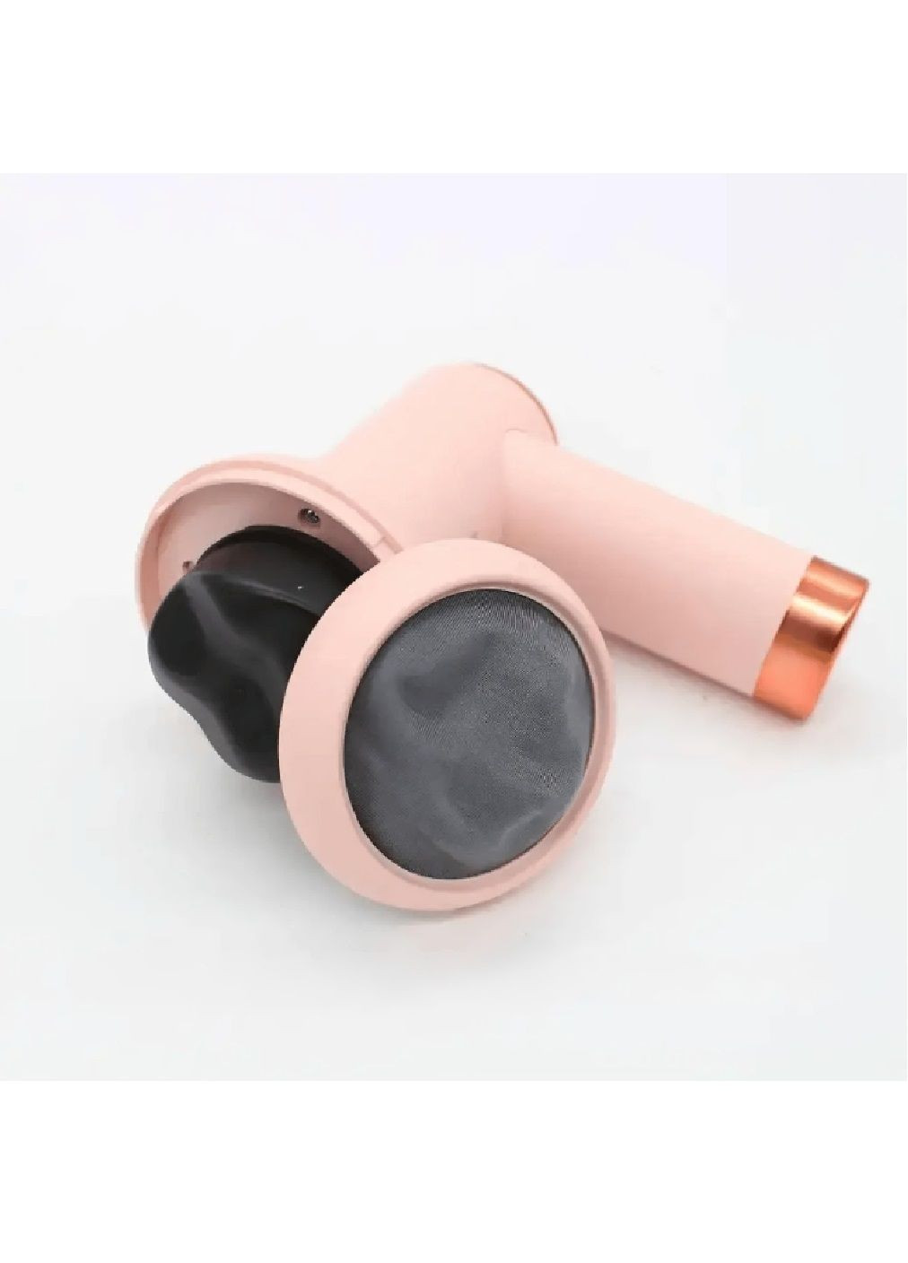 Комплект набір антицелюлітний акумуляторний ручний масажер для тіла з насадками фітнес гумками (479683-Prob) Рожевий Unbranded (322811100)