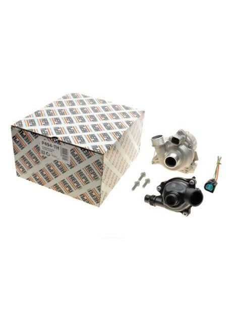 Помпа води BMW 3 (E90)/5 (F10)/X5 (E70)/X6 (E71/E72) 06-16 N55 B30/N54 B30 (+термостат) P494-TH (opt-om) HEPU (345777666)