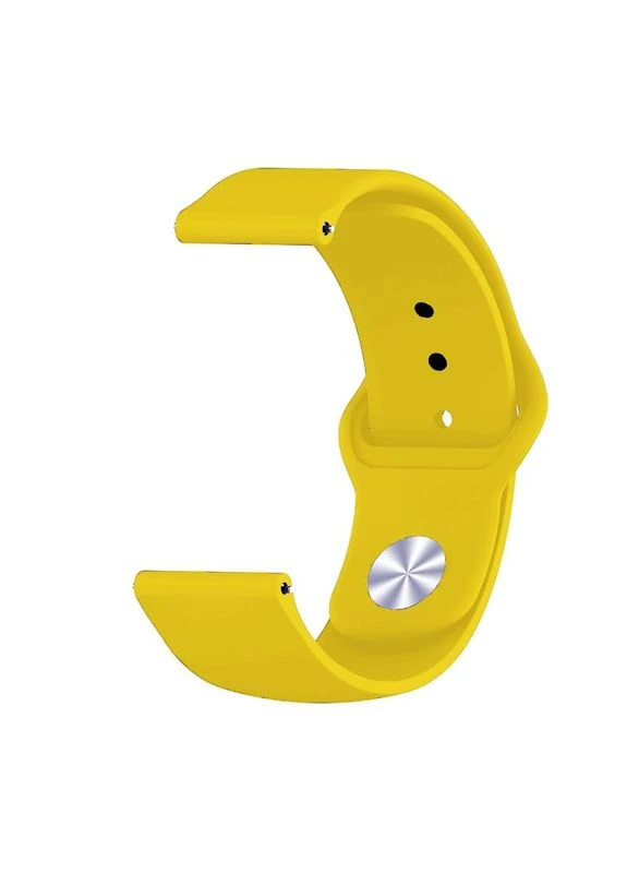 Силиконовый ремешок для Xiaomi Amazfit Bip/Bip Lite/Bip S Lite/GTR 42mm/GTS/TicWatch S2/TicWatch E Yellow (706201) BeCover (341489834)