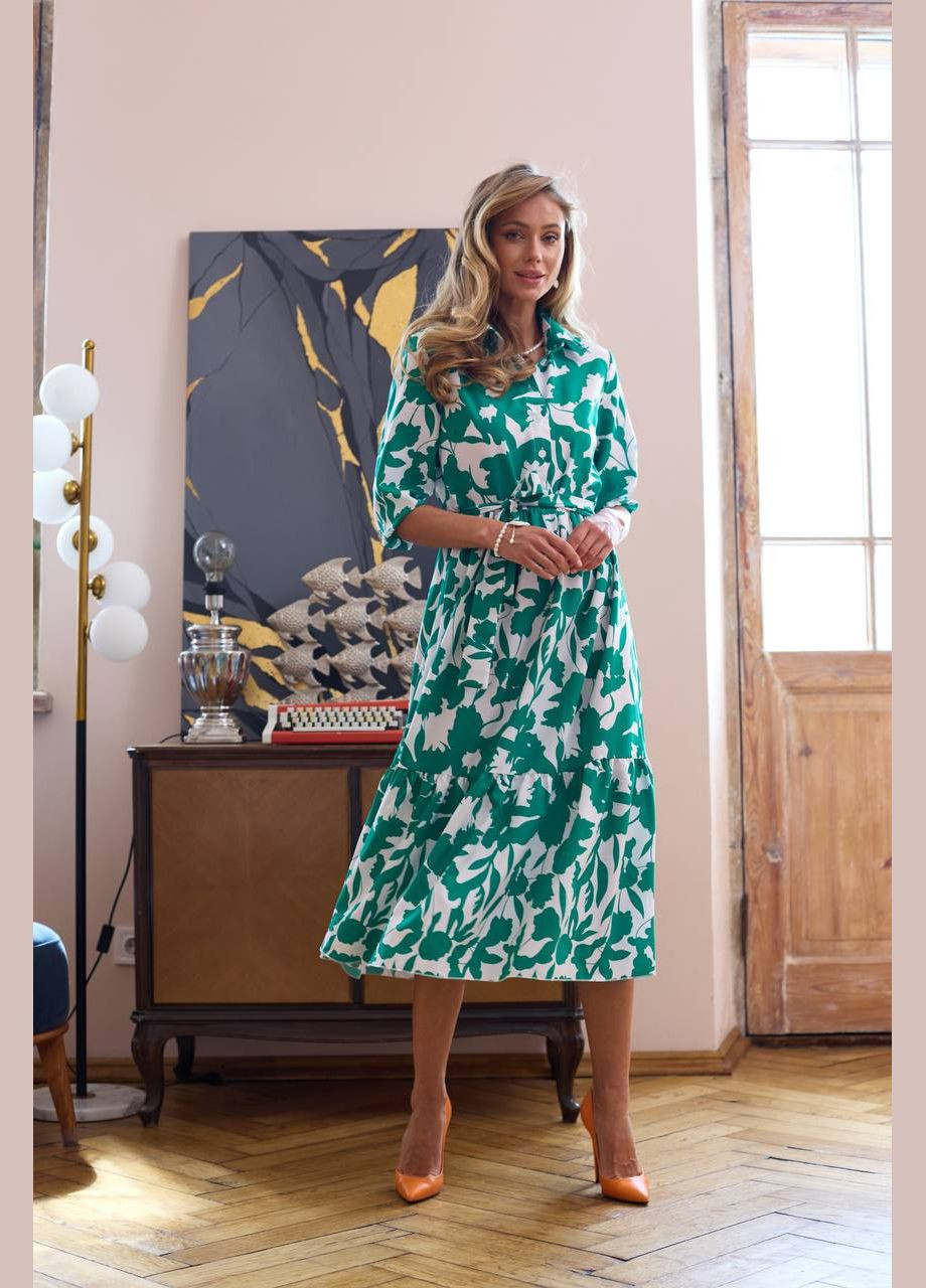 Зеленое женское платье Украина