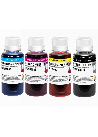 Комплект чернил CW для Epson T26/C91 BK/C/M/Y (CW-EW400SET01) 4*100г Colorway (370623056)