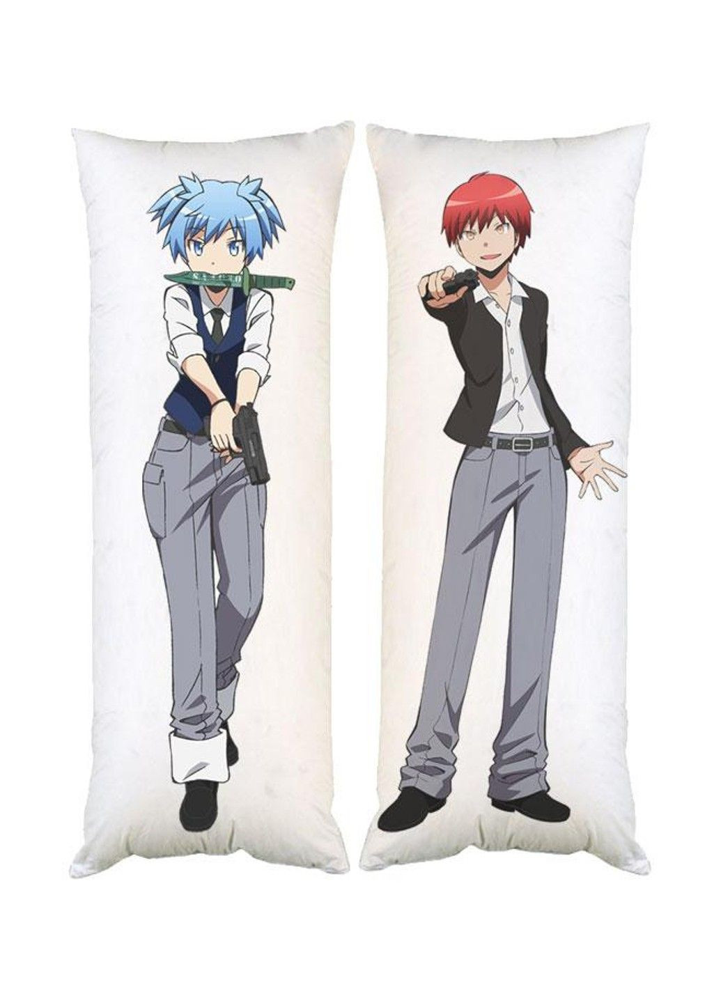 Подушка дакимакура Карма Акабанэ Нагиса Класс убийц декоративная ростовая подушка для обнимания двусторонняя No Brand (328315621)