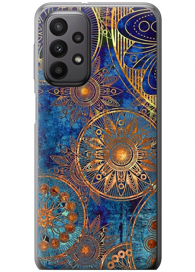 Силіконовий чохол 'Золотий візерунок' для Endorphone Samsung Galaxy A23 A235F (375464620)