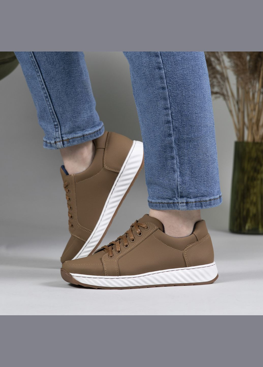 Кросівки жіночі коричневі (ЛК 13 к) Lika коричневі демісезони (303355083)