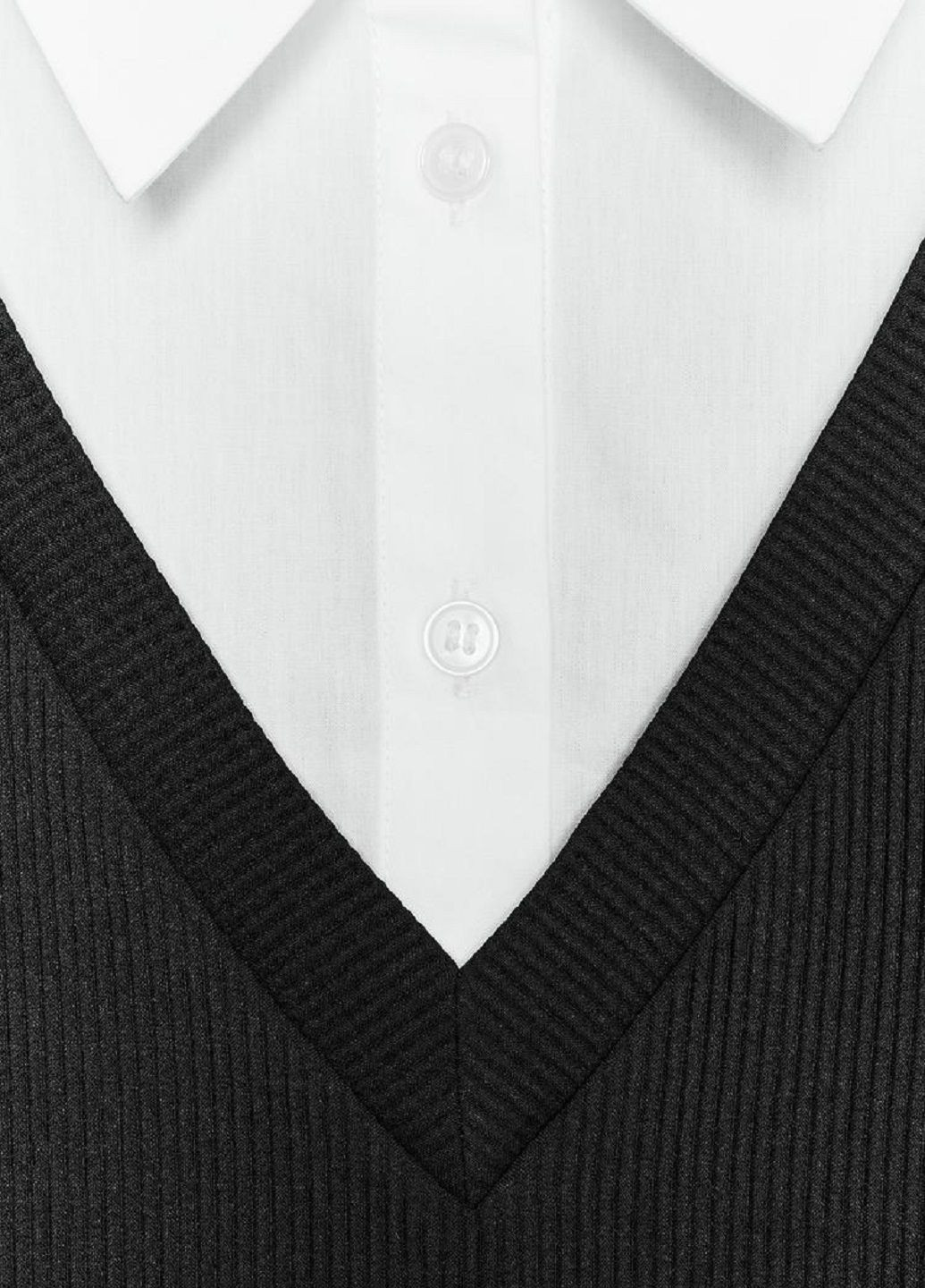 Комбінована сукня Zara однотонна