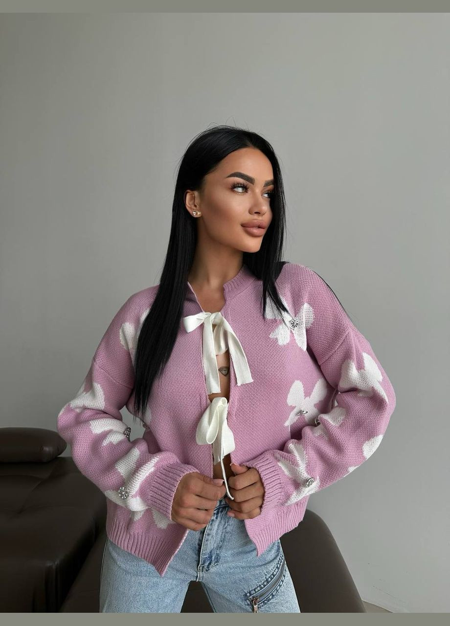 Розовый демисезонный кардиган Vakko