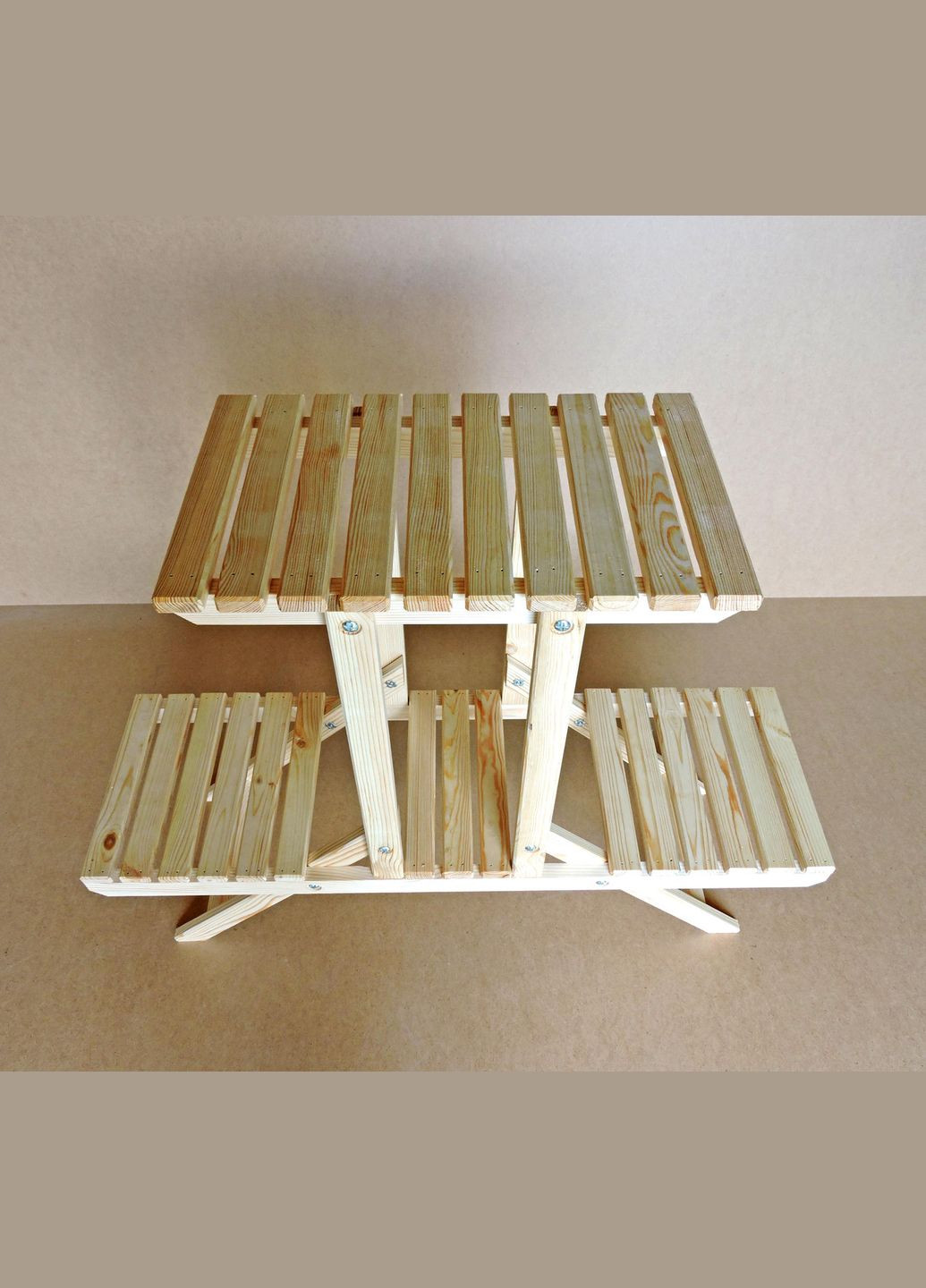 Подставка для цветов из дерева Майотта бланже (ЦВТ-0406) No Brand (328225865)