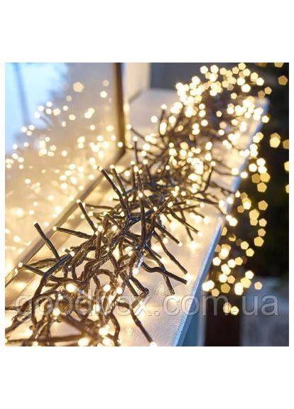 Купити 🔥 Гірлянда Мішура Бахрома LED 320 (10 м) | 8 Функцій, Тепле Світіння | Універсальне Застосування (Вулиця/Дім) | U Colorway (370203163)