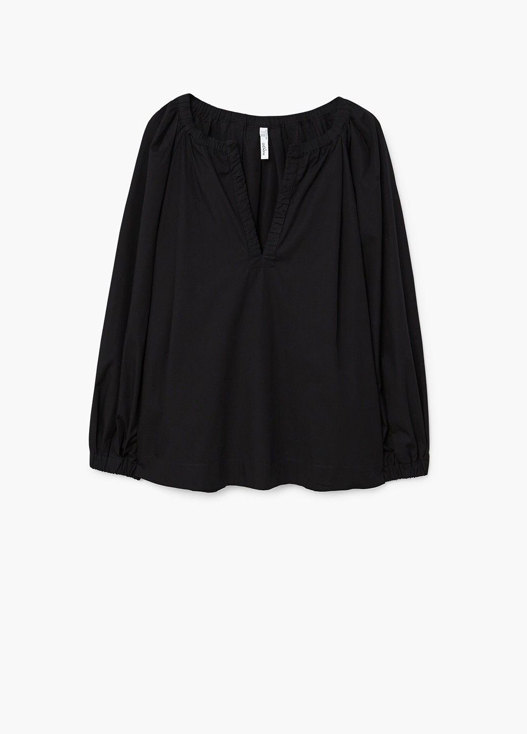 Чорна блуза Mango