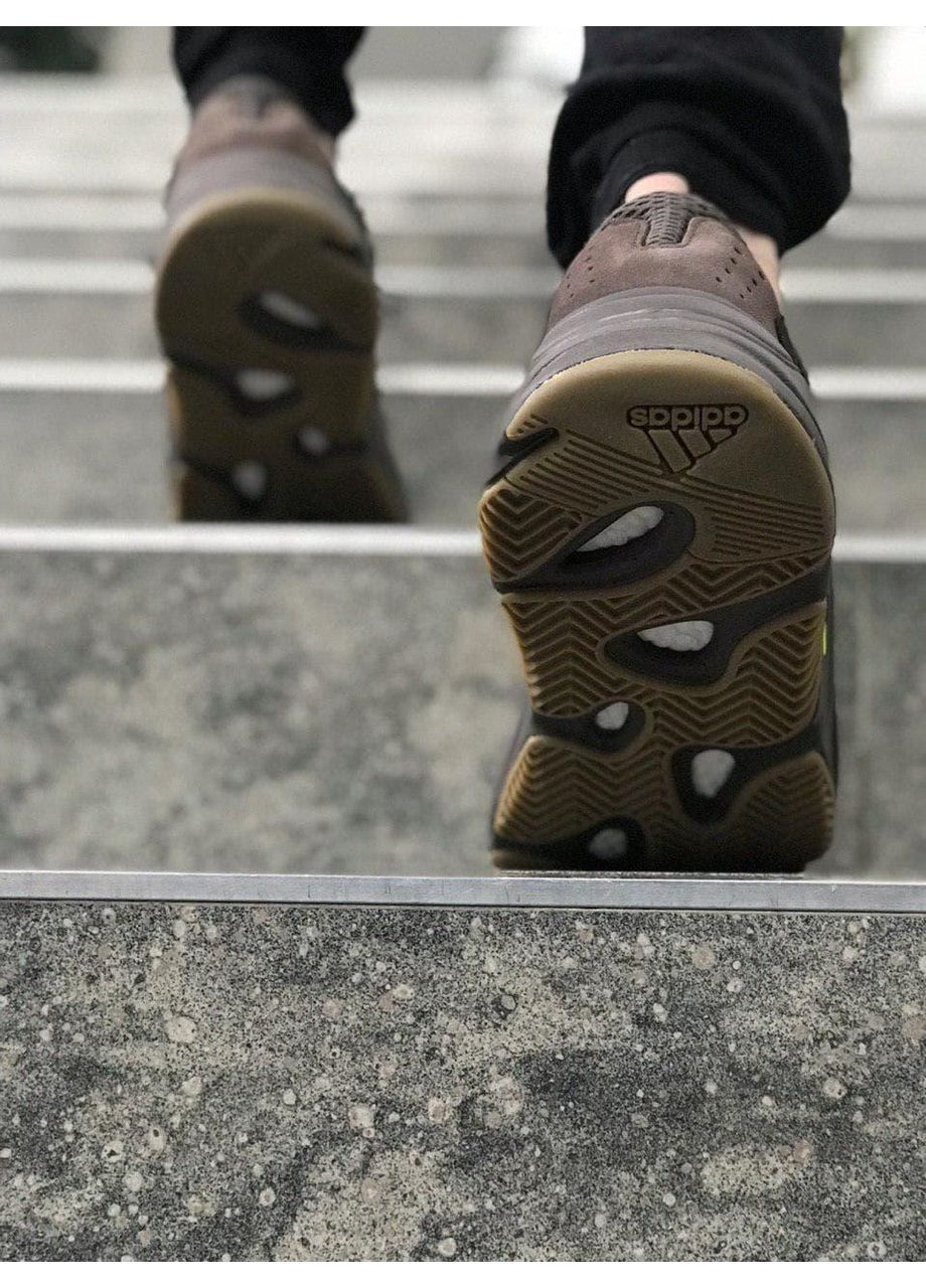 Черные демисезонные кроссовки мужские adidas yeezy boost 700 v1 mauve адидас изи буст No Brand