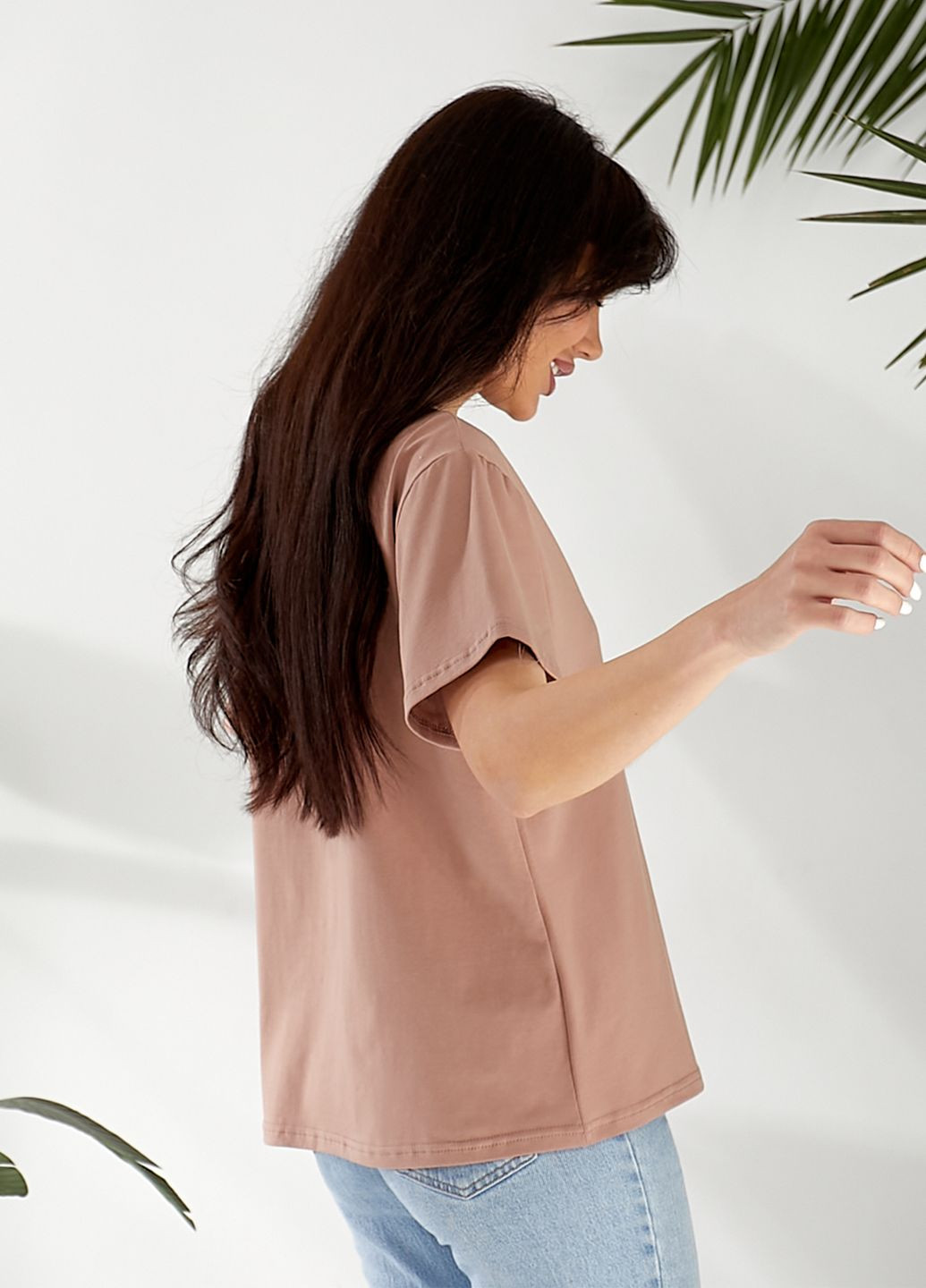 Футболка женская оверсайз с принтом No Brand - (329651476)