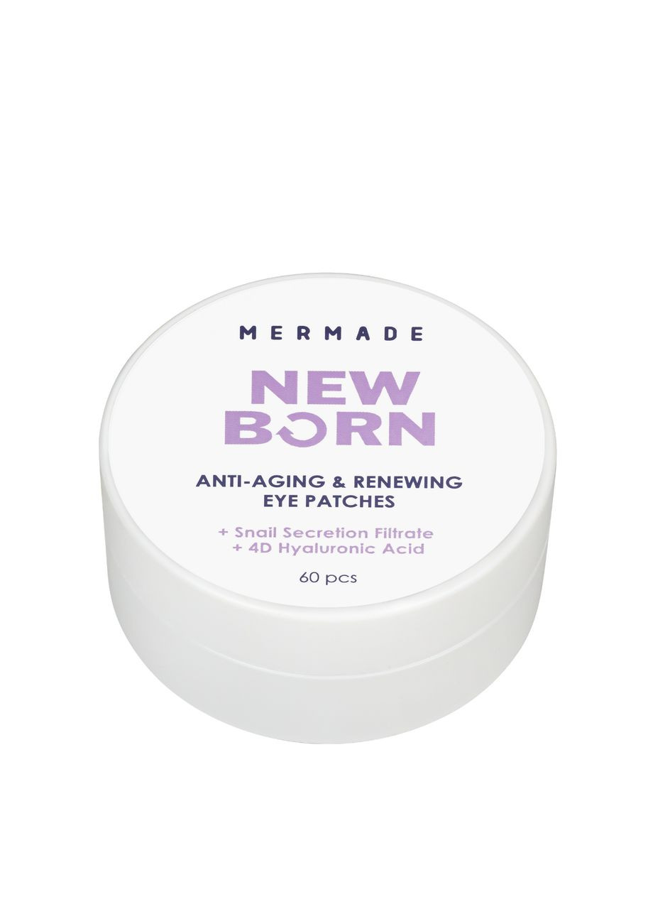 Патчи для кожи вокруг глаз омолаживающие Newborn 60 шт MERMADE (316715797)