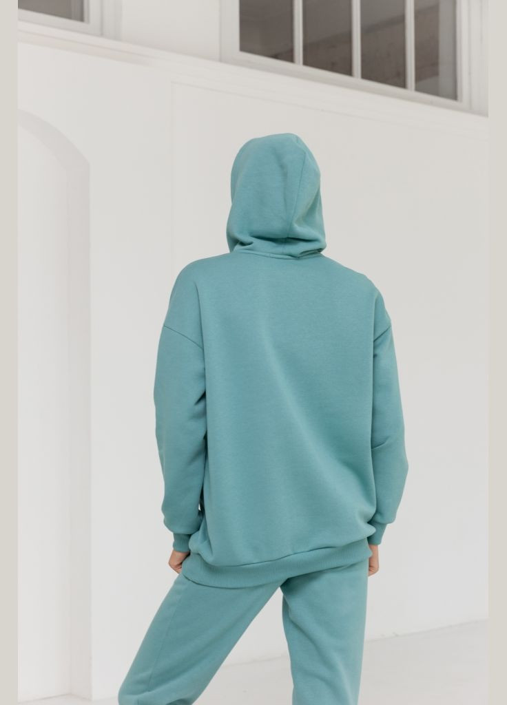 Костюм для беременных и кормящих теплый с начесом зеленый Юла мама (307056459)