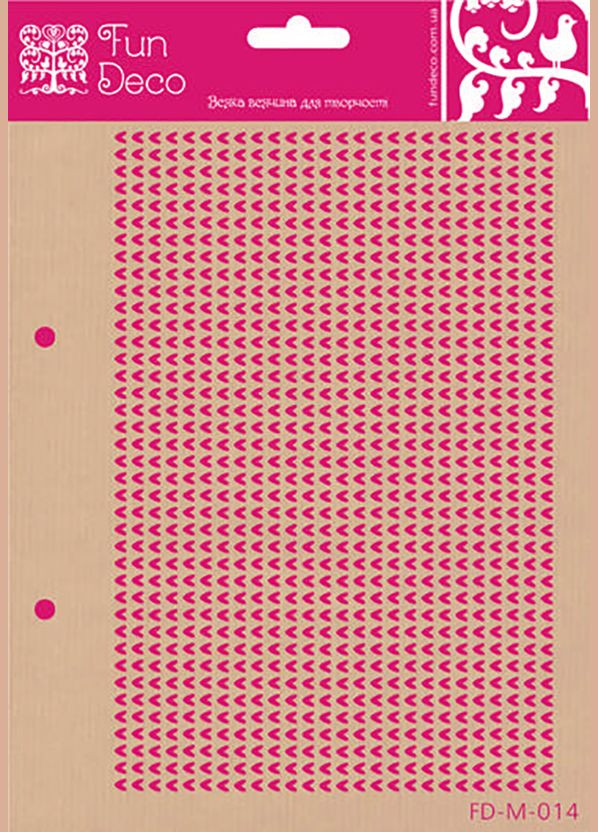 Трафарет багаторазовий самоклеючий 15 х 21 см (FD-M-014) Fun Deco (342751518)