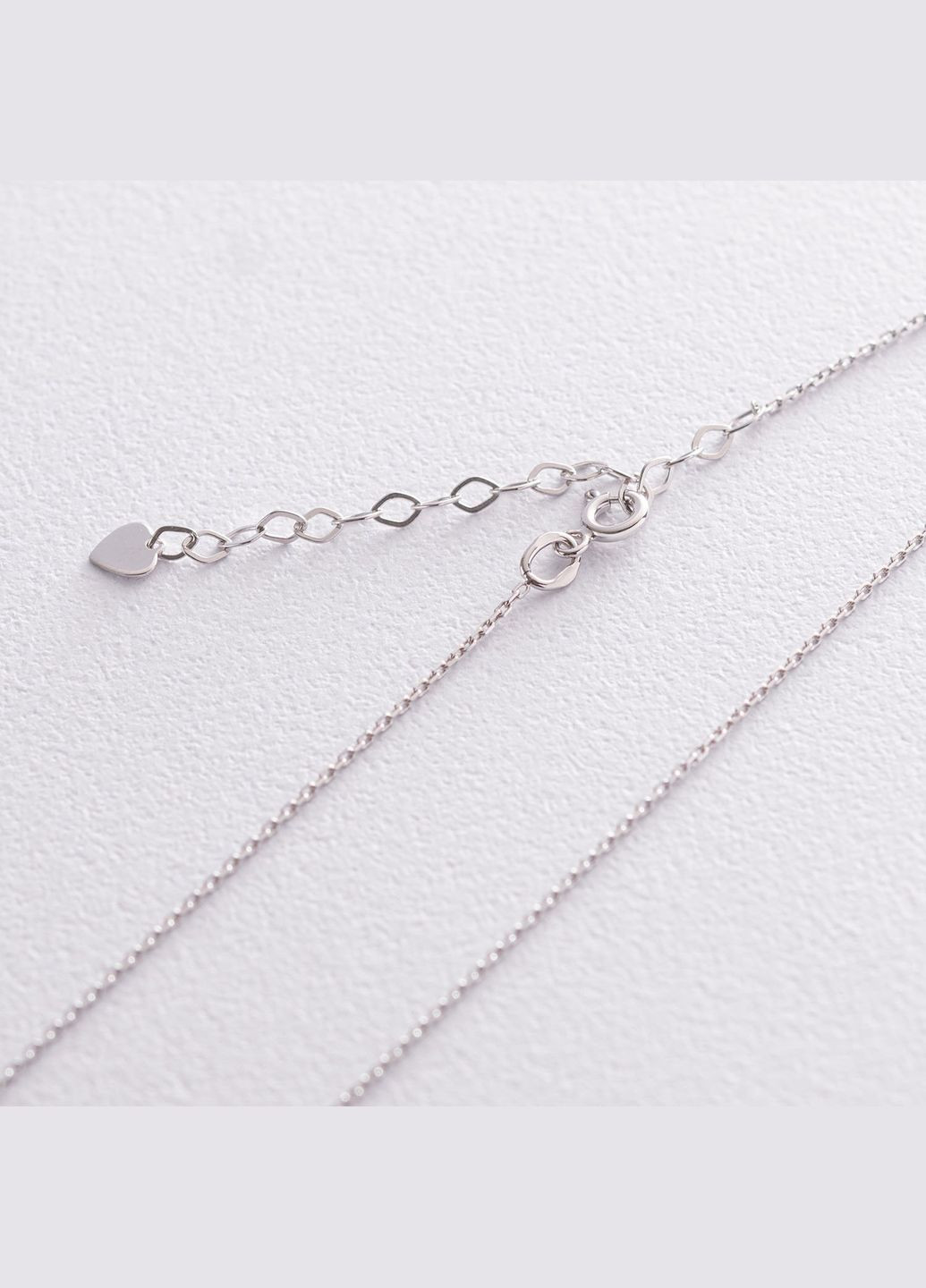 Кольє Кружечки в білому золоті (фіаніти) кол01825 40 Oniks (264024268)