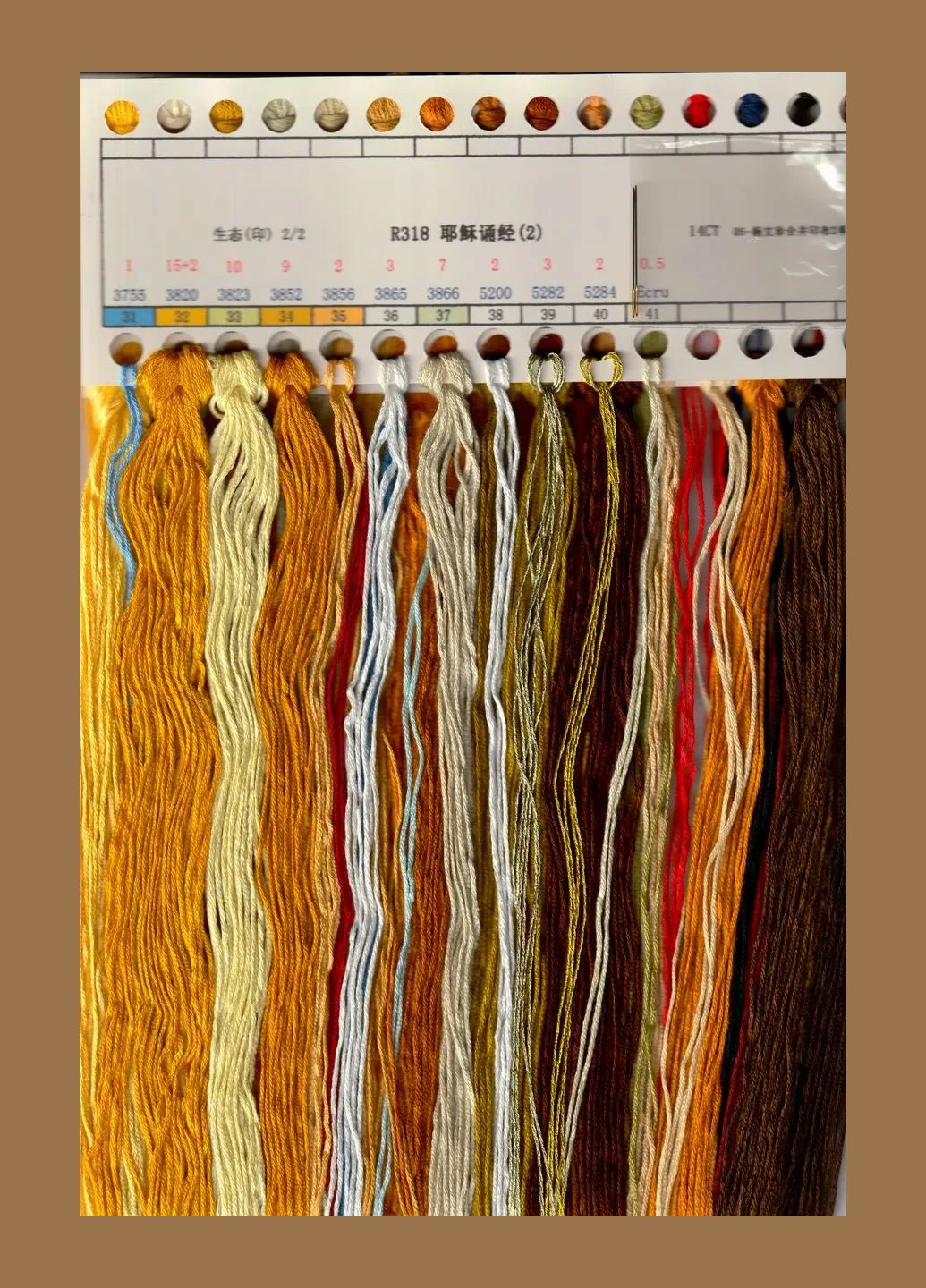 Набір для вишивання за нанесеною на канву схемою "Jesus chanting (2)". AIDA 14CT printed 52*66 см Joy Sunday (313613421)