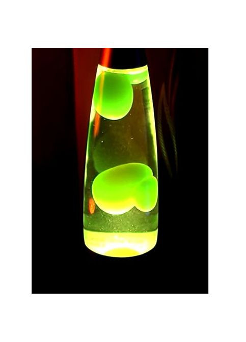 Лава лампа нічник Wax Lamp бульки 35 см Зелена No Brand (313588232)