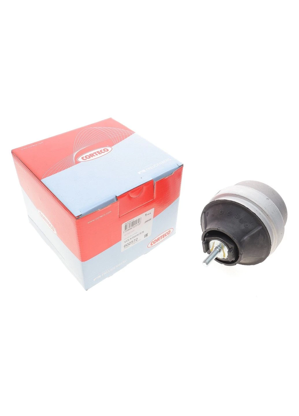 Опора двигателя резинометаллическая AUDI A4/A6/VW PASSAT 1995-2005 R 602572 Corteco (366128124)