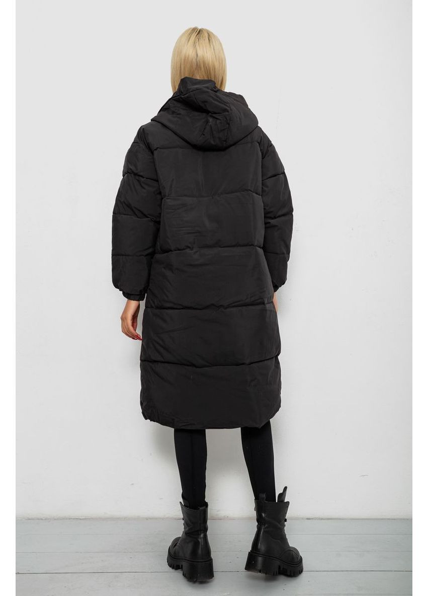 Черная демисезонная куртка женская зимняя Ager 244RA18