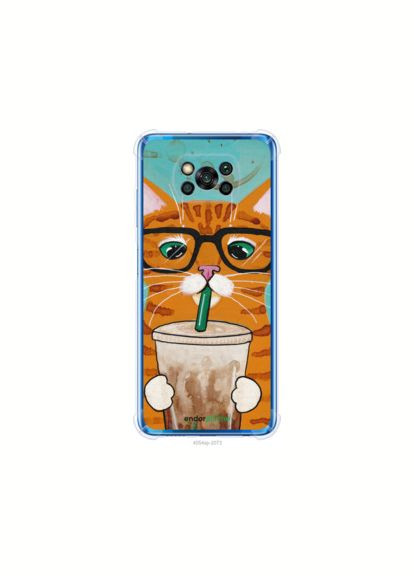 Чехол на Xiaomi Poco X3 Pro Зеленоглазый кот в очках "4054sp-2938-2448" Endorphone (362605764)