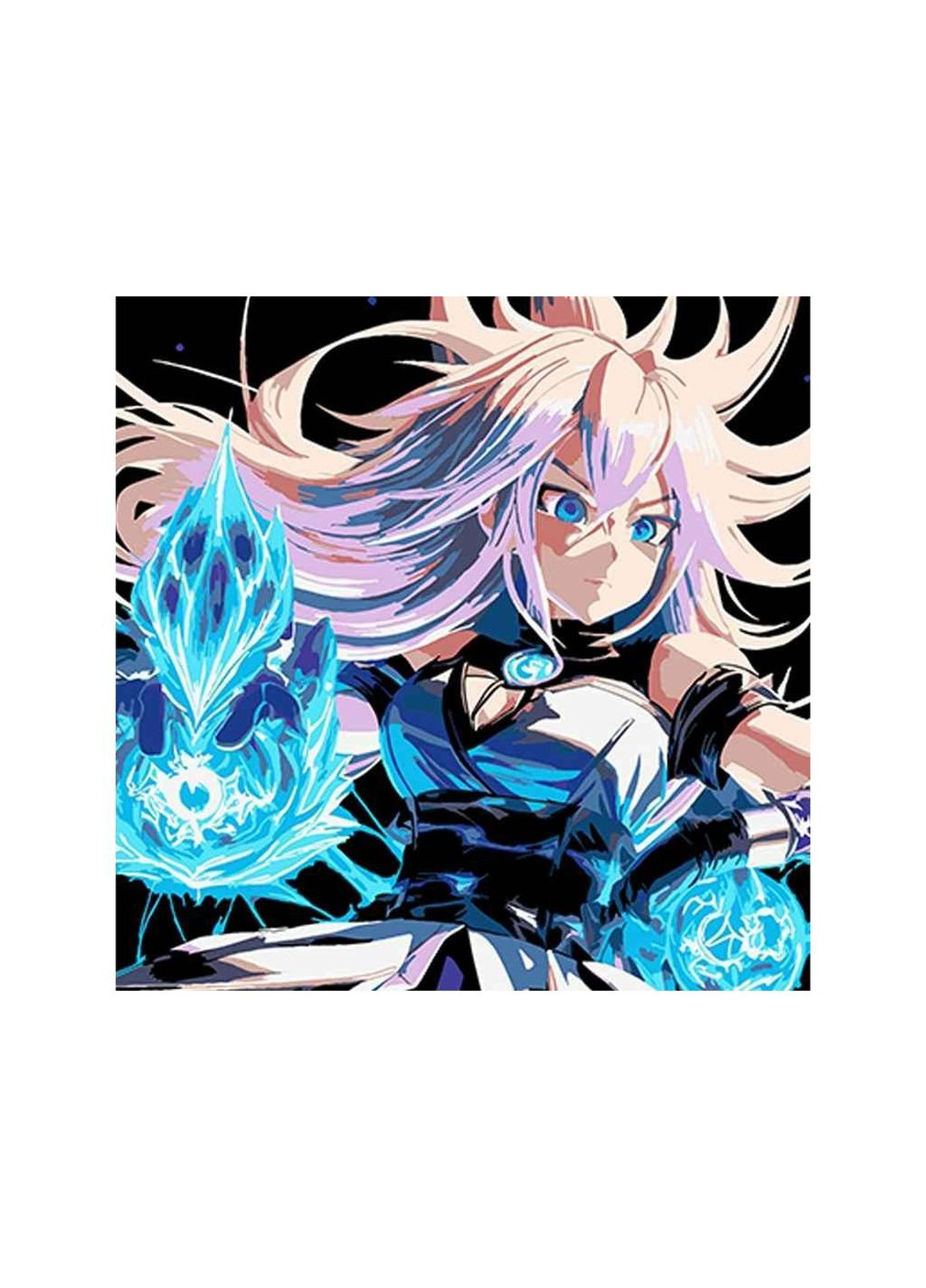 Набор для росписи Женская сила 30х30см на черном фоне SH3030-12 ТМ Strateg (317050383)