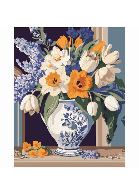 Картина по номерам Весенние цветы 40 х 50 см (13154-AC) Art Craft (370258333)