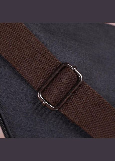 Сумка чоловіча через плече із текстилю слінг Чорний 85709 Vintage (317365287)