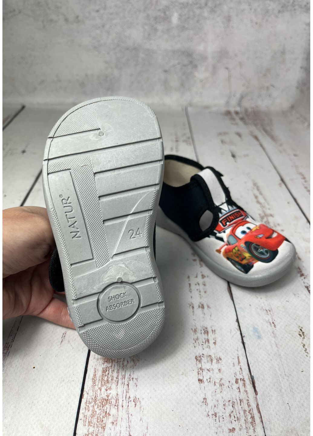 Цветные тапочки детские текстильные для мальчика разноцветный (600) Natur