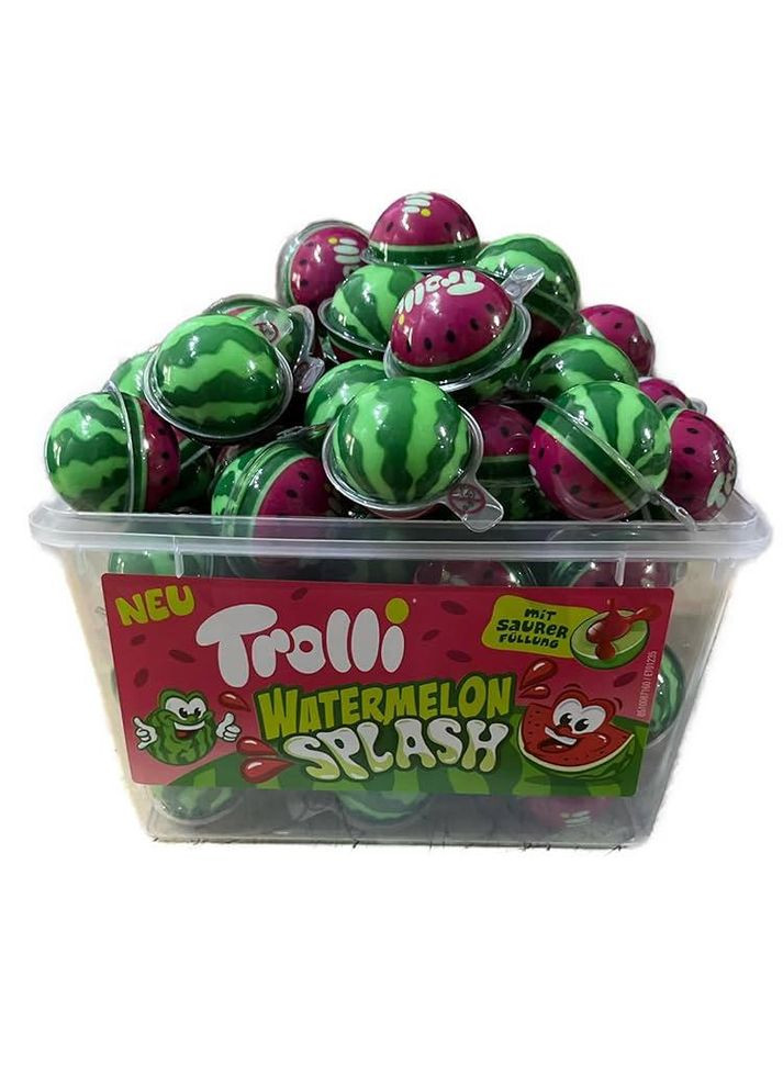 Цукерки мармелад Watermelon Splash 60 штук 1128 г Trolli (357251776)