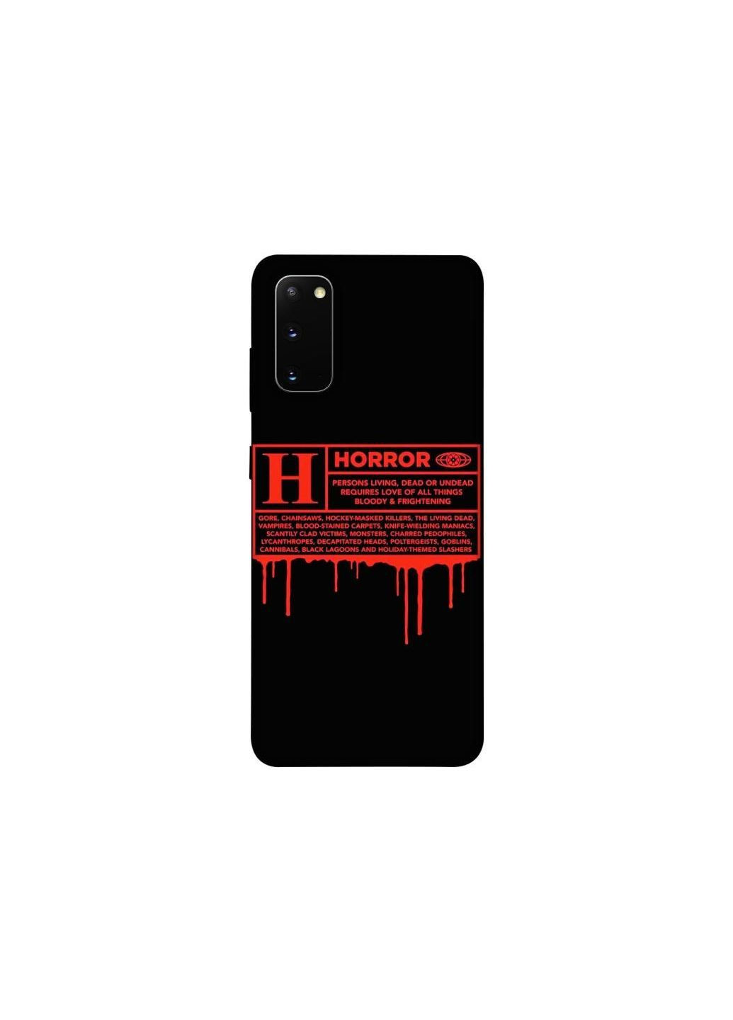 Чехол на Samsung Galaxy S20 Horror Halloween Frontalka (363877603)